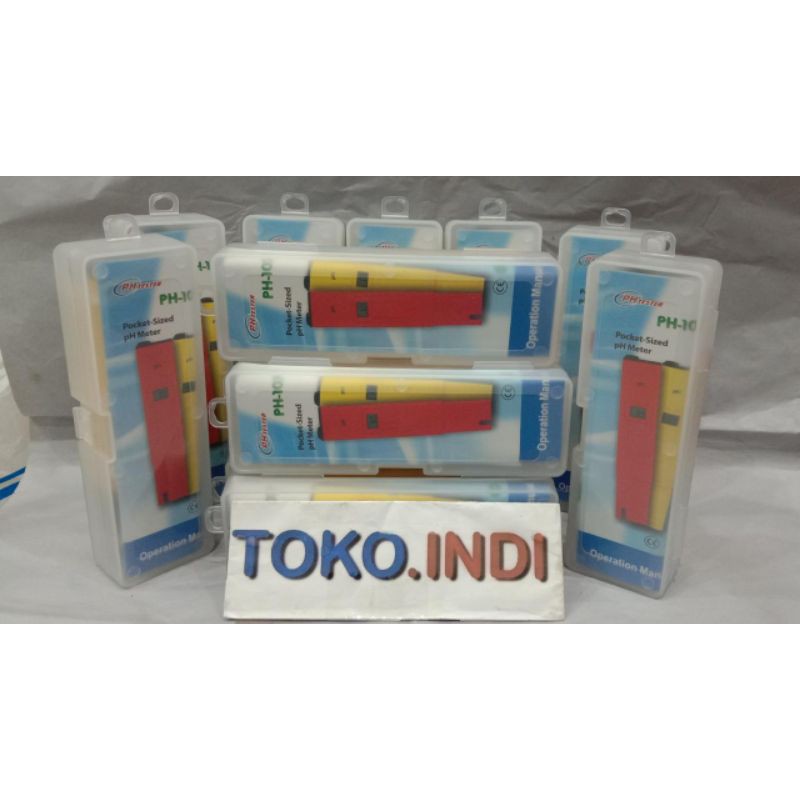 PH Meter Digital + Box / Alat Ukur Keasaman Air - Hidroponik, kolam, minuman