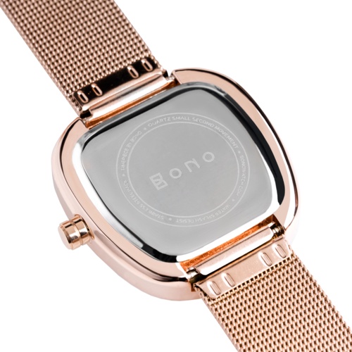 Bono - Siena Milanese Dark Rose Gold - Jam Tangan Wanita