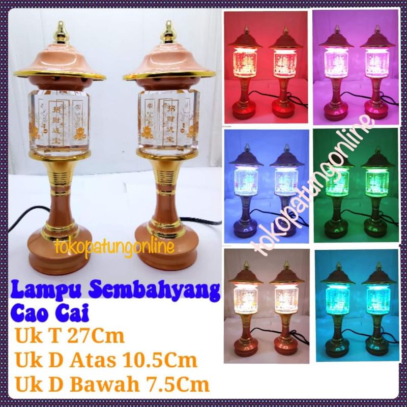 Lampu Sembahyang Kristal Cao Cai Premium