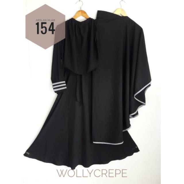 Gamis Polos set Cadar