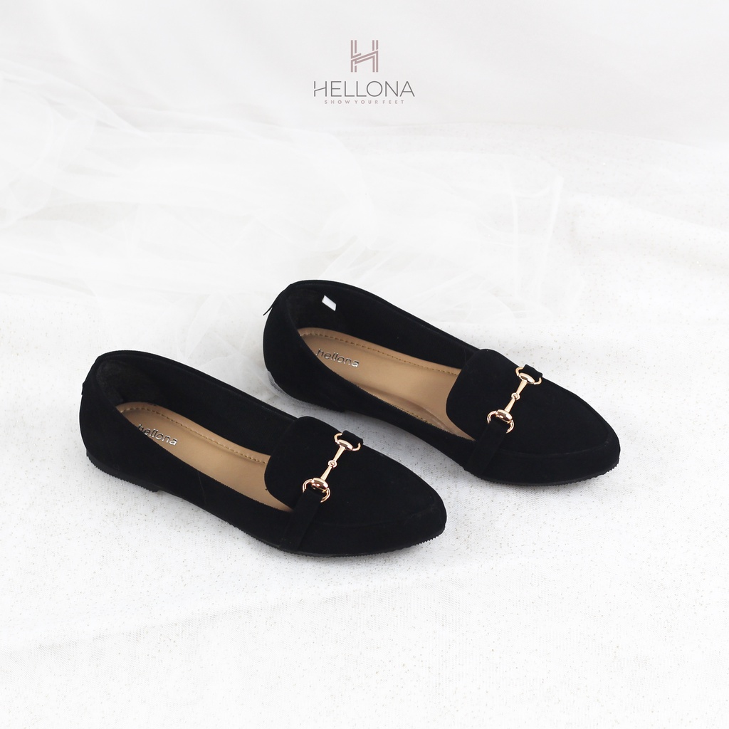 Hellona Alin Flatshoes Model Simply Sole Karet