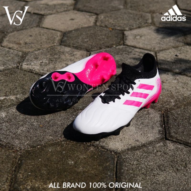 Sepatu Bola Adidas Copa Sense.3 FG - White Pink FW7934 Original | Copa Terbaru