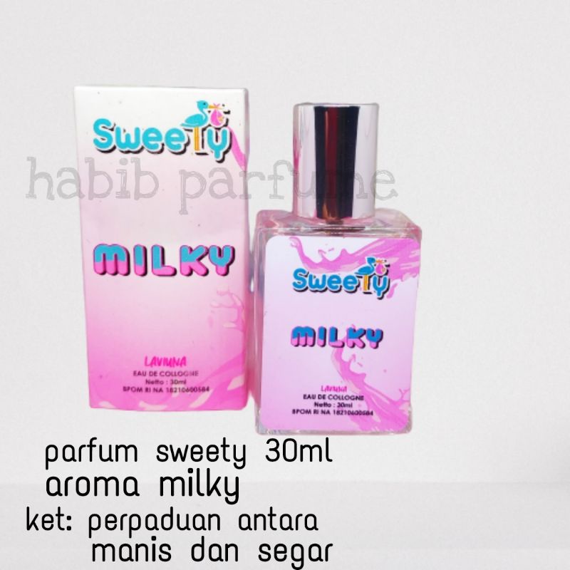 Parfum Sweety 30ml aroma (milky) parfum baby tahan lama