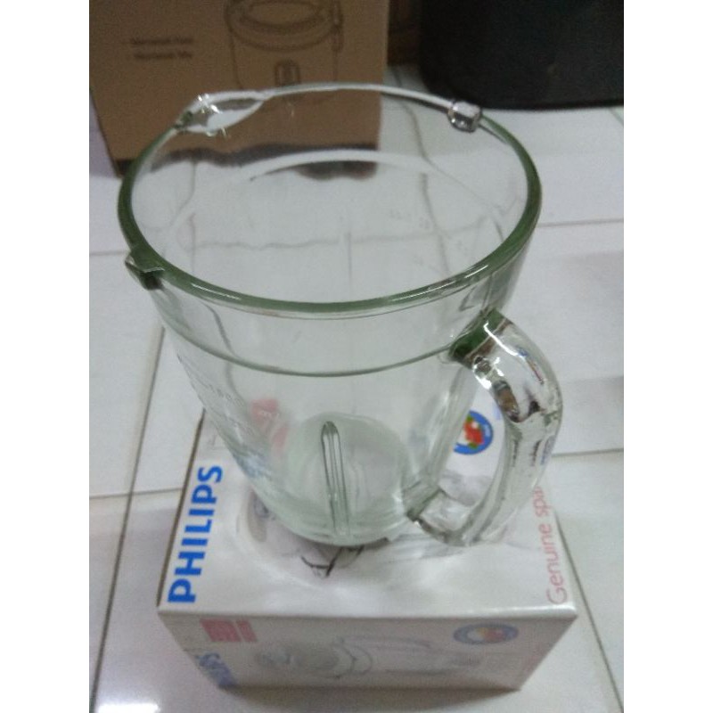 Tabung blender Philips kaca  ukuran 2liter untuk type 2061 - 2071-2116