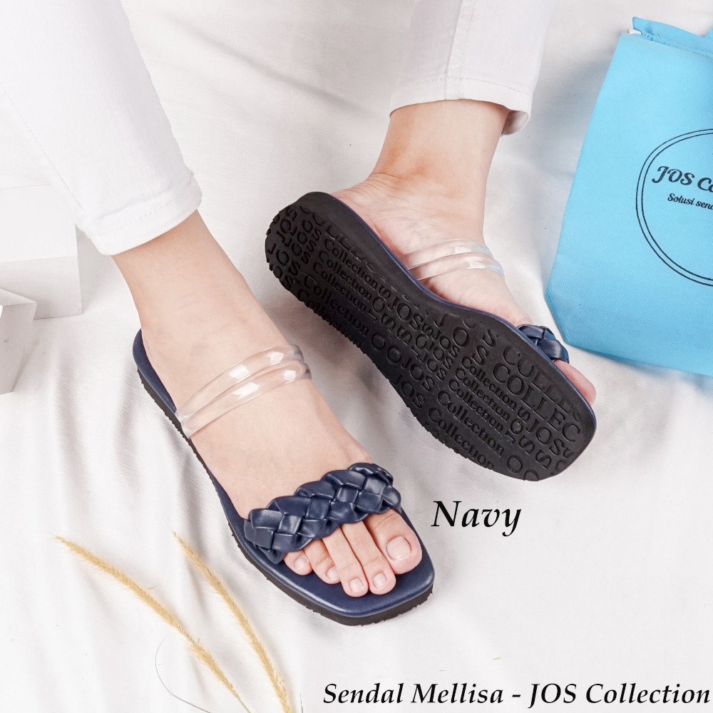 Sandal Selop Wanita Tali Mika - Melisa by JOS Collection