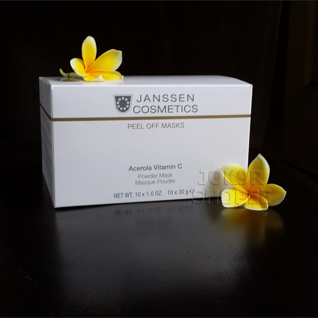 Masker Wajah Janssen Cosmetics ACEROLA VITAMIN C | PEEL OFF MASK | Anti Aging & Skin Regeneration