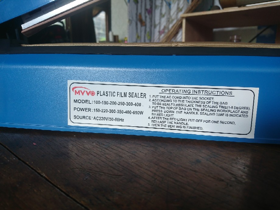 Pres Plastik Impulse Sealer Pfs 300 Alat Mesin Press Plastik 30 Cm