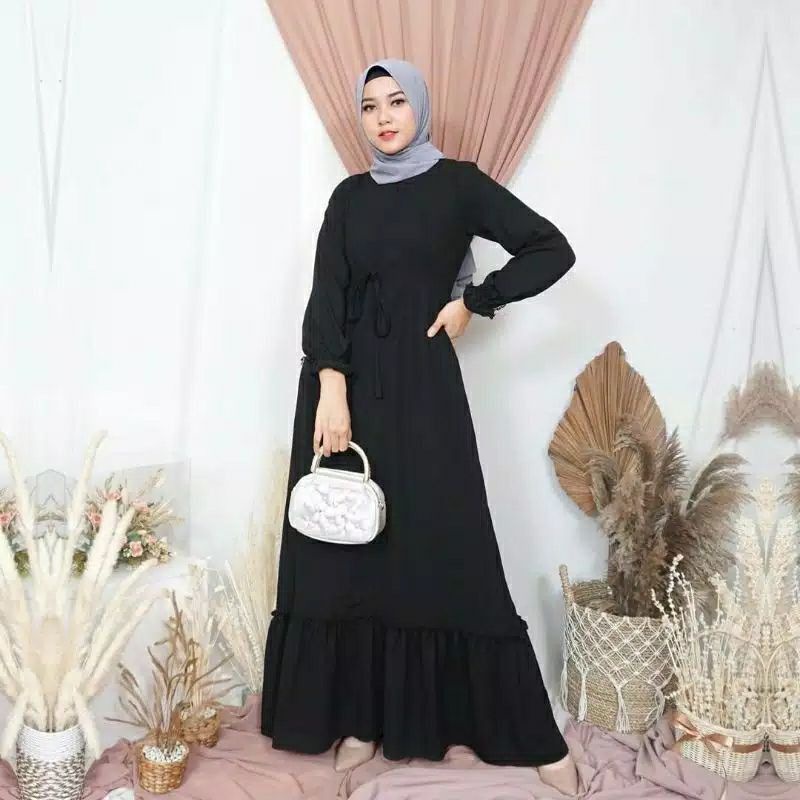 Gamis remaja polos model terbaru kekinian//kumari dress