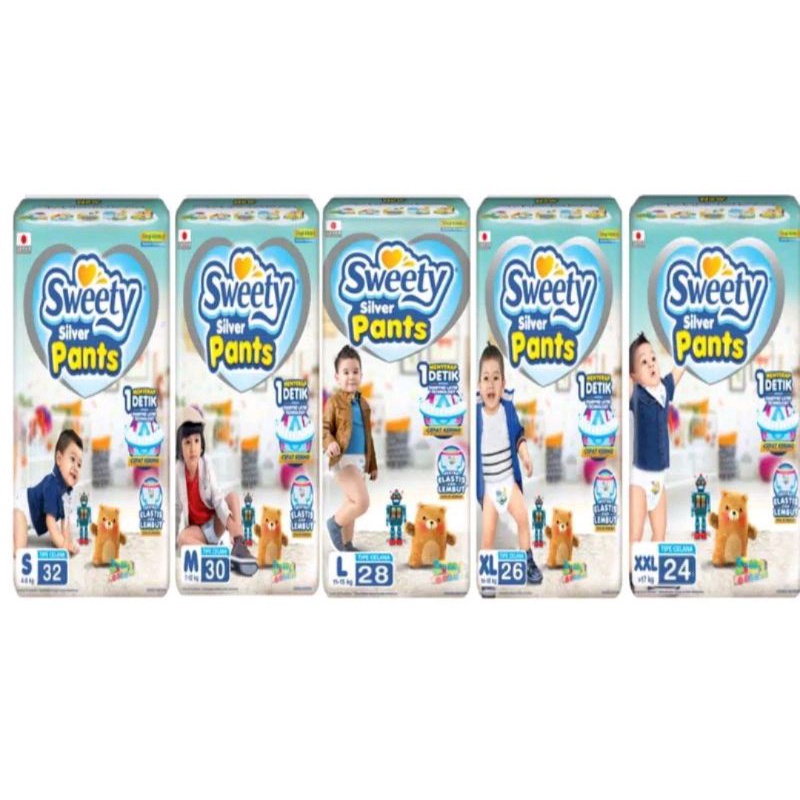 Popok Sweety Silver Pants