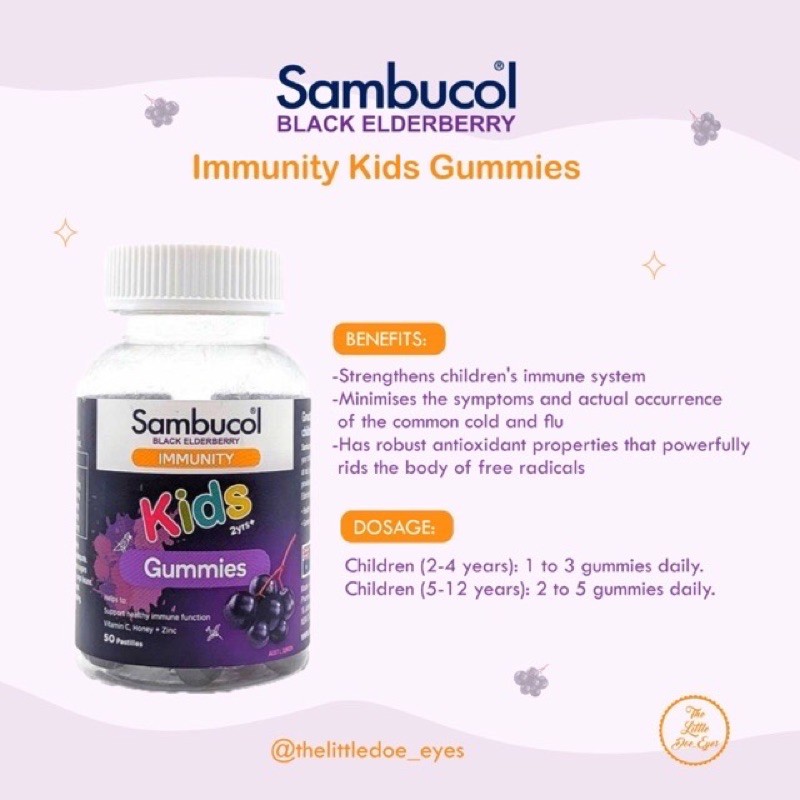 [READY] Sambucol Kids Vitamin C / Cold &amp; Flu / Cough Liquid / Immune Gummies / Immuno Forte