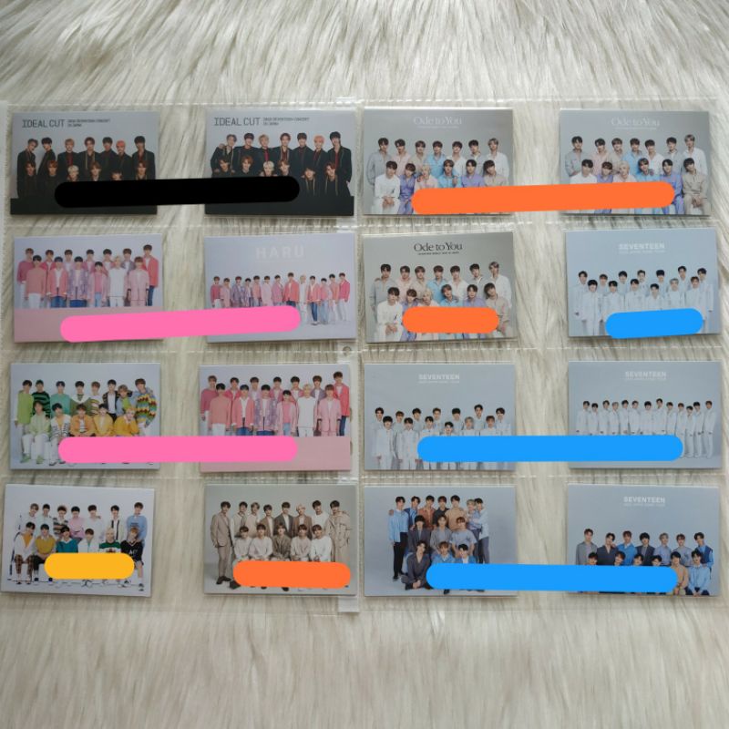 SEVENTEEN TC Trading Card OT13 Ideal Cut Haru Happy Ending Ode To You Dome Tour Set