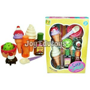 Cake Series Ice Cream Cone Es Krim