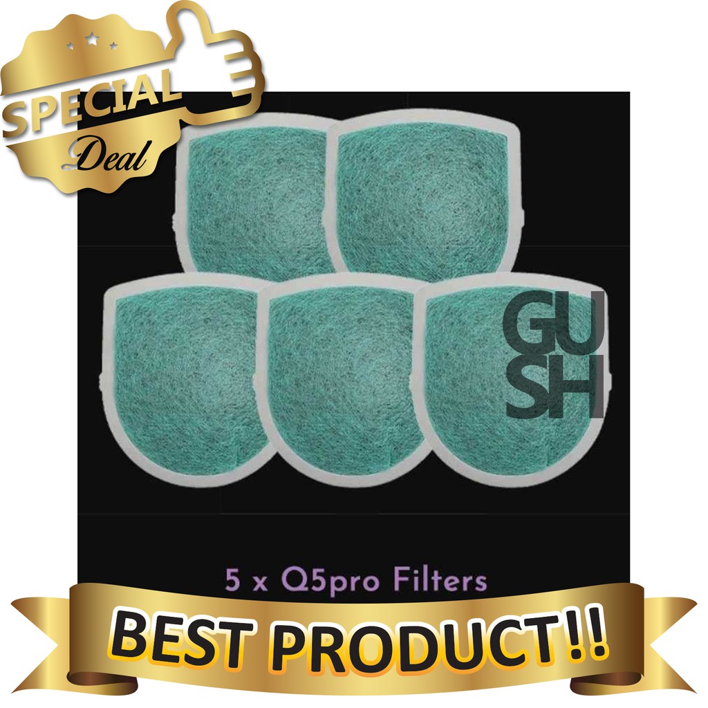 Xiaomi Filter Pengganti Masker Anti Polusi 5 Pcs Untuk Xiaomi Q5 Pro - Refill Filter Masker Q5 Pro