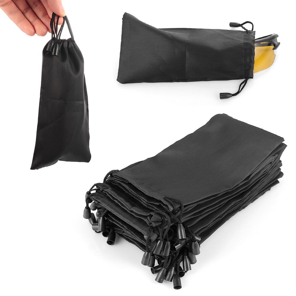 SARUNG KACA MATA POUCH BAG KAIN HP HITAM KACAMATA