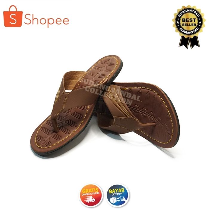 SANDAL KULIT / SANDAL KULIT ASLI PRIA / SANDAL KIULIT PRIA DEWASA / SANDAL KULIT CASUAL