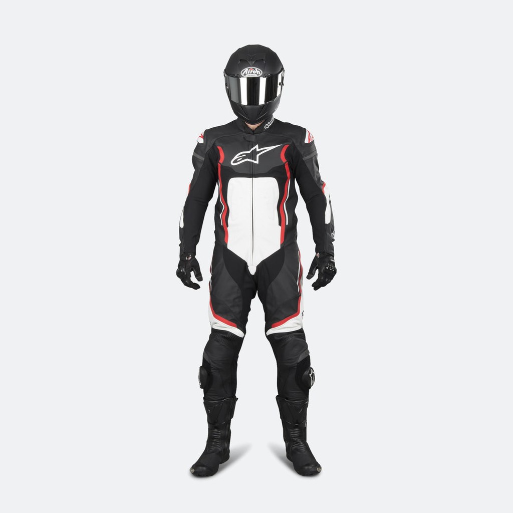 Jual Alpinestars Motegi V2 Racing Suit - Black Red White | Shopee Indonesia