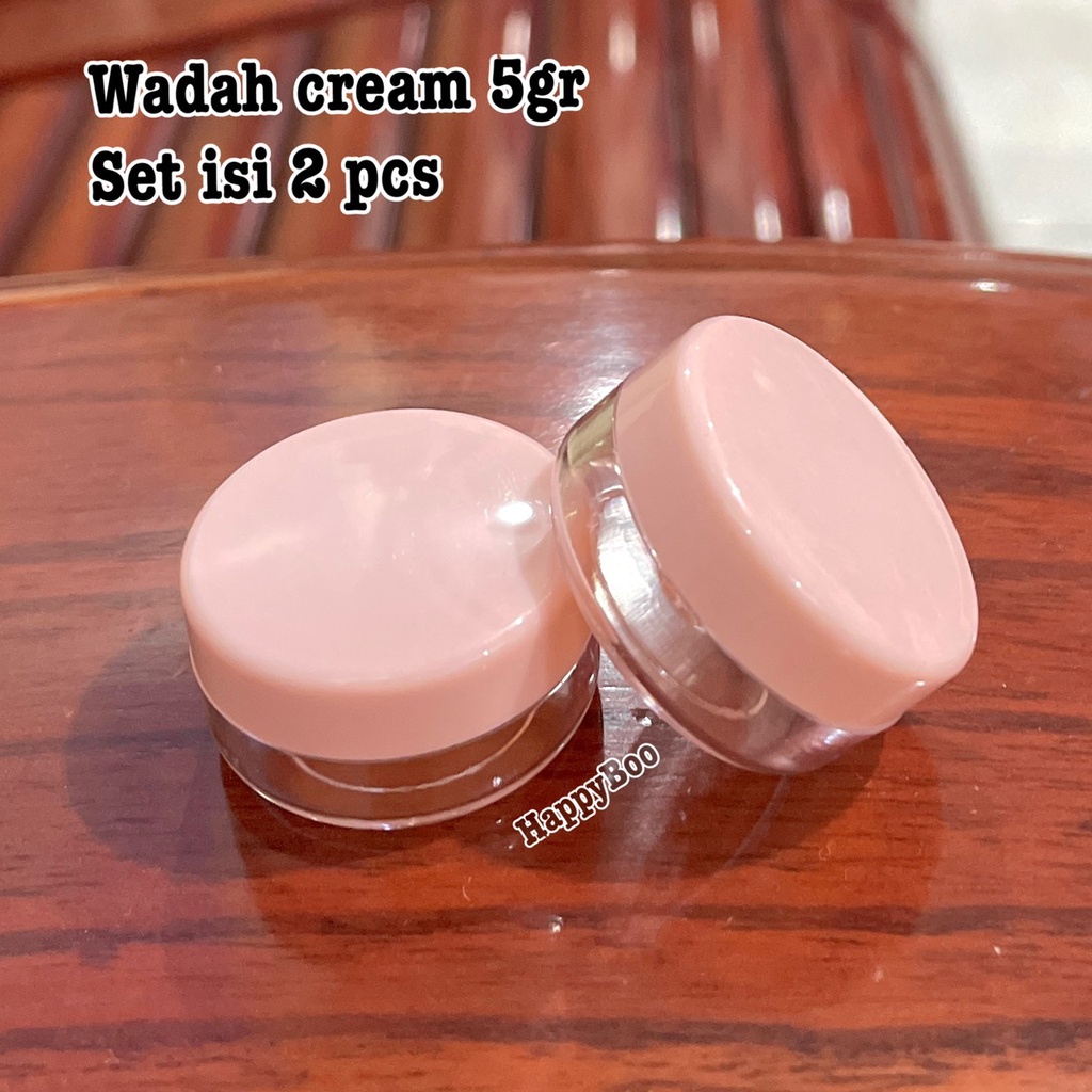 wadah cream set 2 pcs tempat cream pot cream box cream set 2 pcs animal import high quality