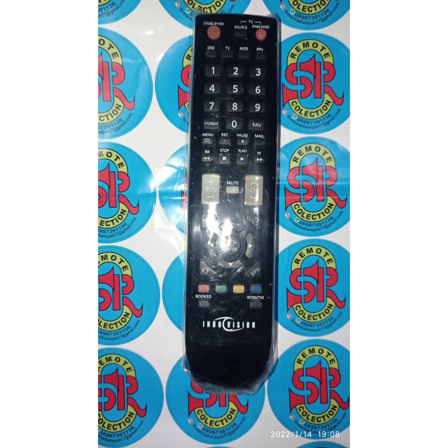 remote parabola indovision