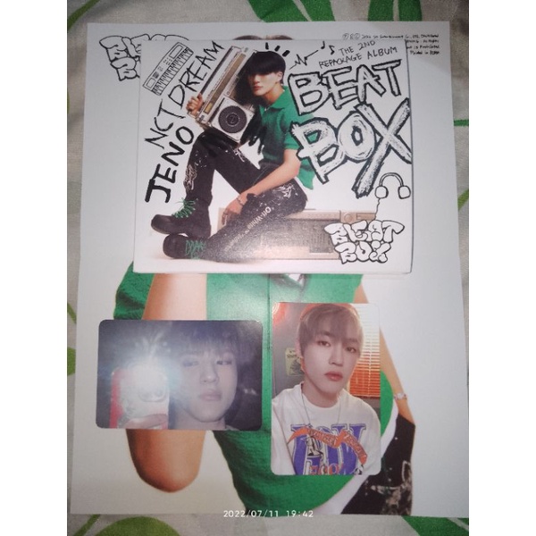 PC PHOTOCARD JENO MIRROR MIXTAPE / CHENLE SELCA DIGIPACK / DIGIPACK ONLY JENO VER