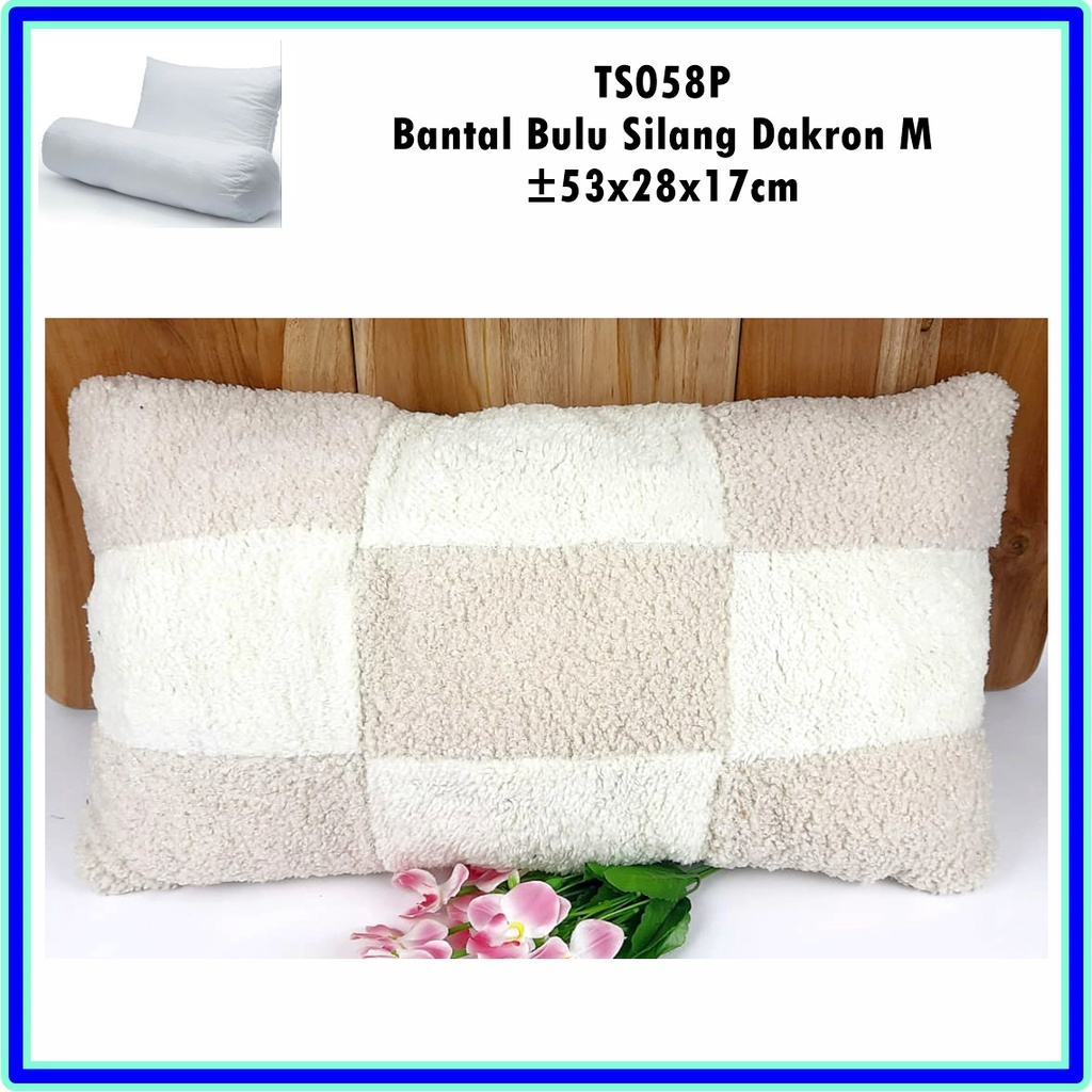 TS058P Bantal Bulu SIlang Dakron M