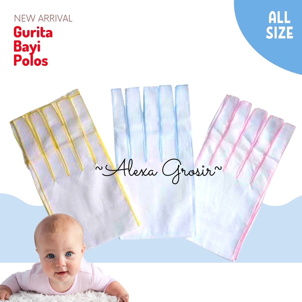 Gurita Bayi Polos Newborn - ALEXAGROSIR