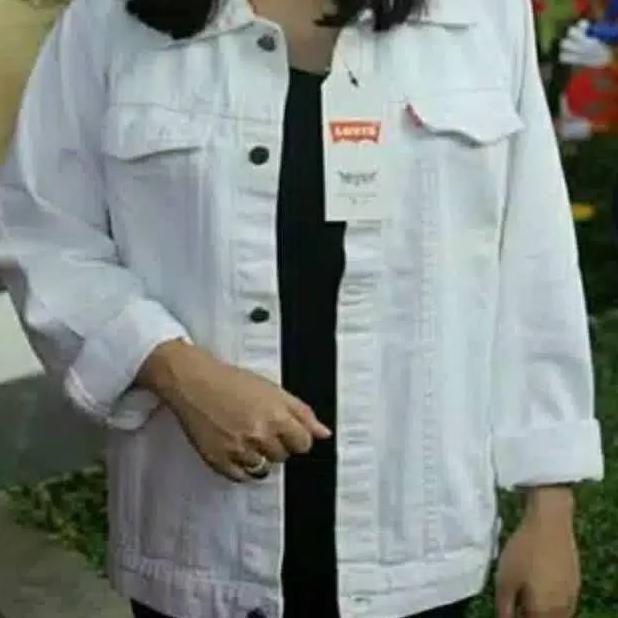 [KODE B7VE7] Jaket Jeans Cowok jeans Levis pria ukuran M, L, XL, XXL, bahan tebal dan halus