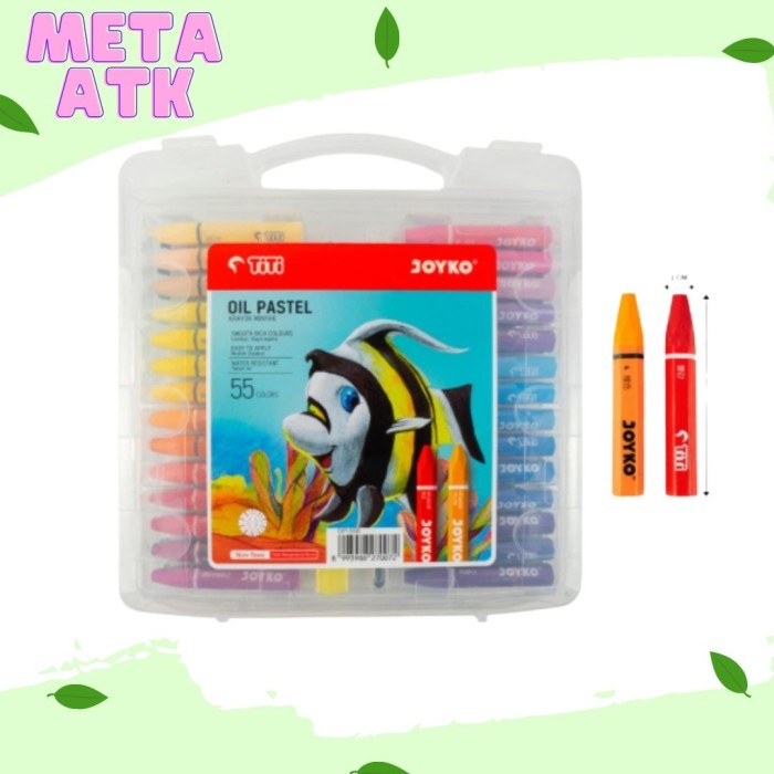 

Jualan Oil Pastel / Crayon Minyak Titi Ti-P-55S / 55 Warna / Colors Murah