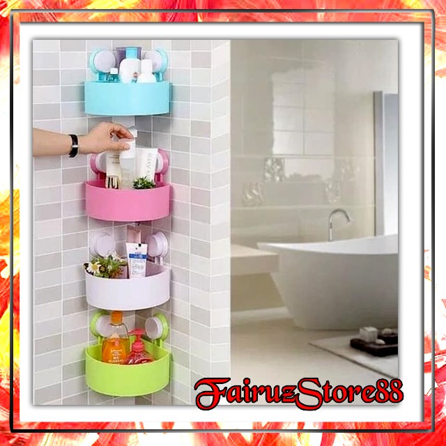 RAK / RAK SUDUT / RAK SUDUT KAMAR MANDI / RAK SUDUT PLASTIK / RAK SUDUT KAMAR MANDI PLASTIK / HOLDER