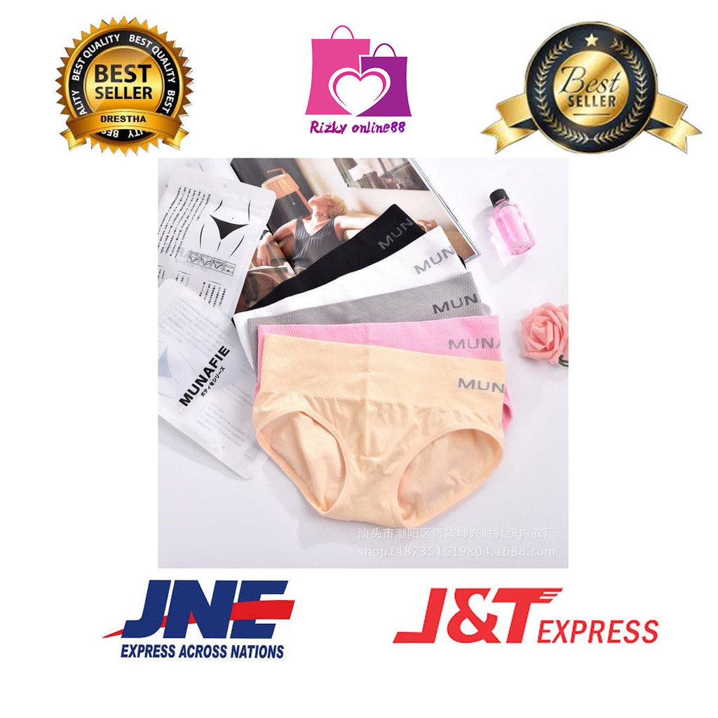 Rizkyonline88 celana dalam wanita munafie woman underwear pants premium import CD09