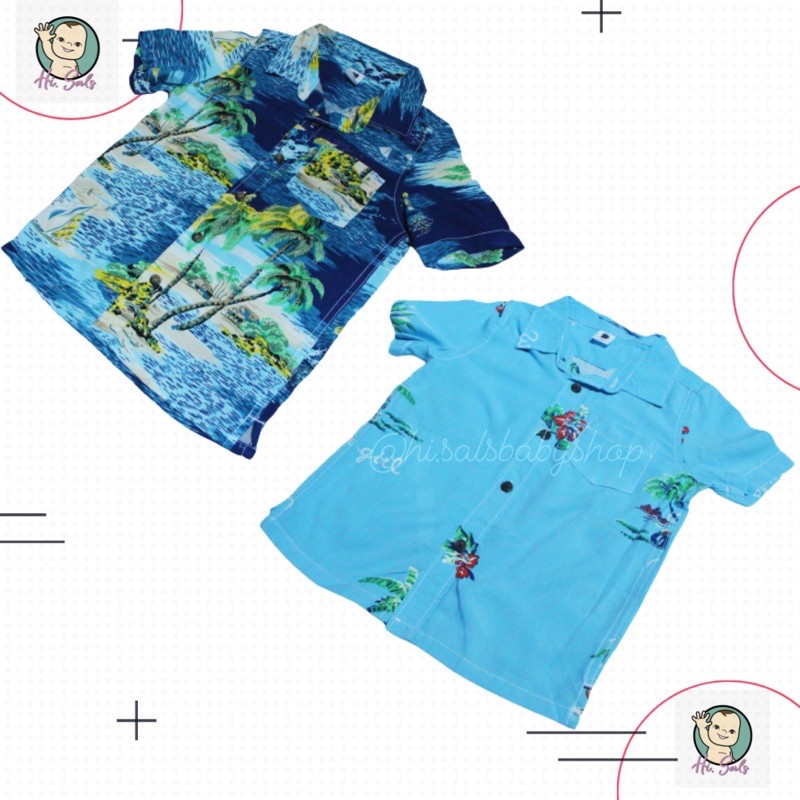 BAJU KEMEJA ANAK LAKI - LAKI HAWAI PANTAI GAP KIDS ORIGINAL