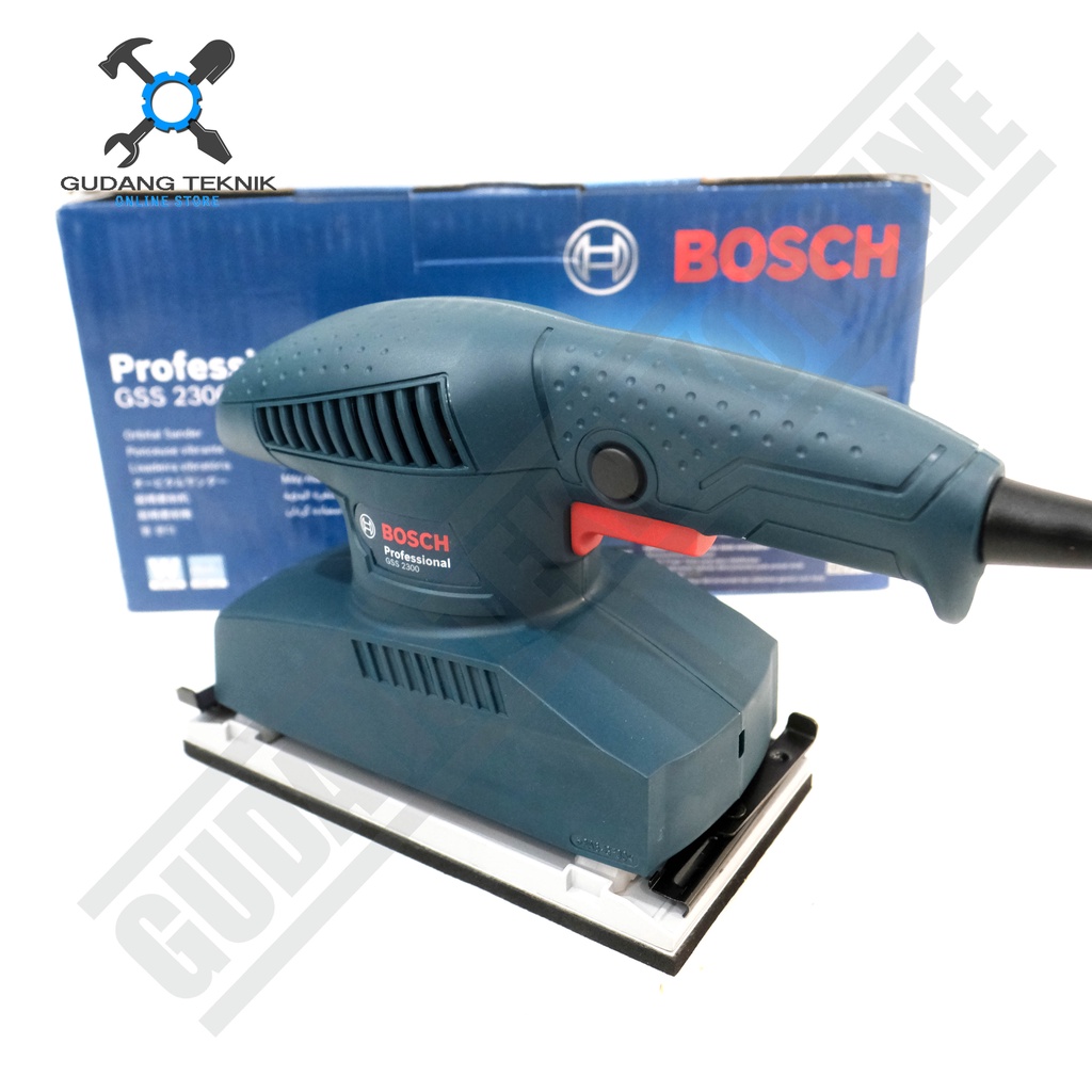 Mesin Amplas Sander BOSCH GSS2300 / Finishing Sander GSS 2300 - Orbital Sander GSS-2300 BOSCH