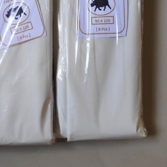 ➷ Plastik Sampah Putih Uk 90x120, kantong Sampah Putih, Trashbag Putih susu ✧