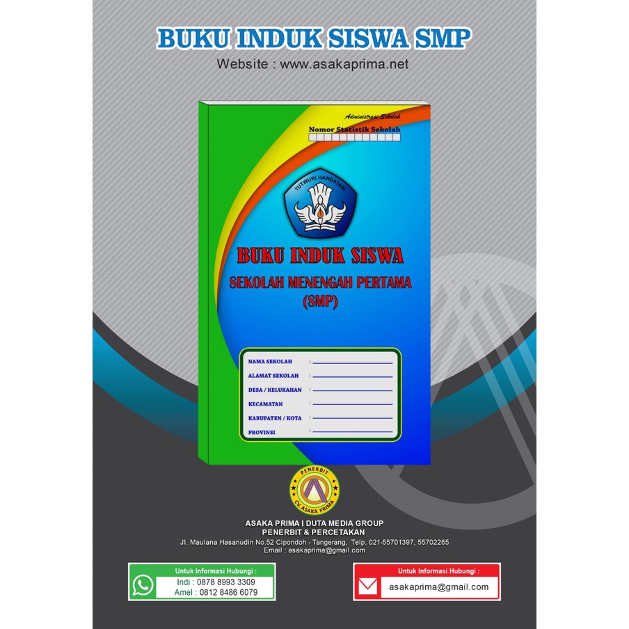 

Buku Induk K13 Siswa SMP | Terbaru Revisi 2022