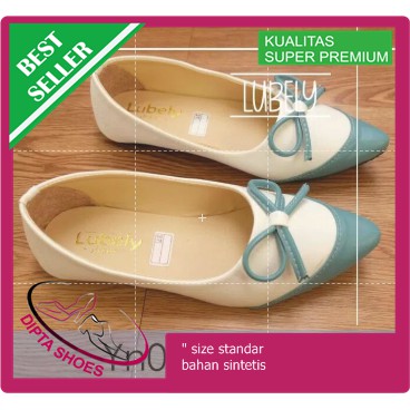 Sepatu Flat Shoes Murah Suede RS04 Hitam