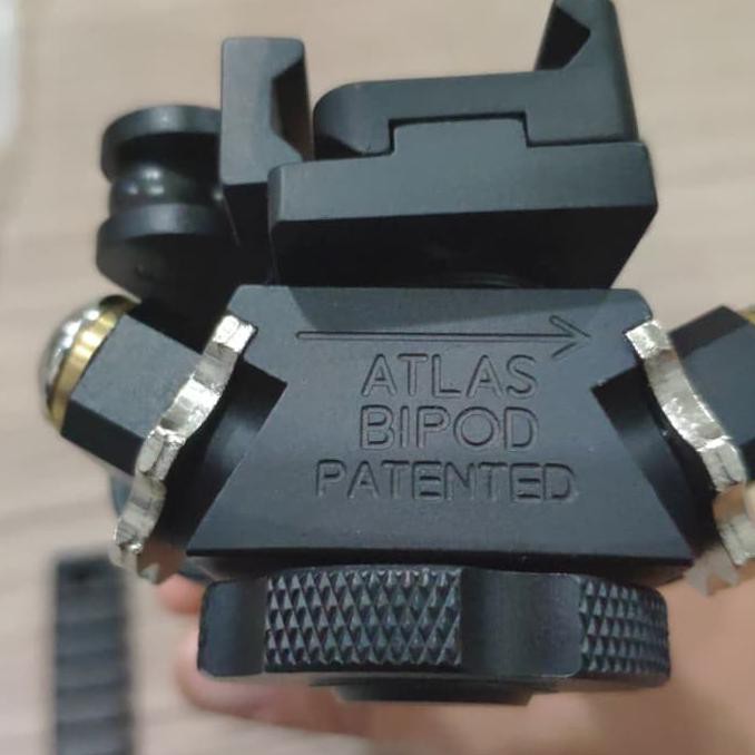 BARANG BARU bipod atlas marking +rail 8cm