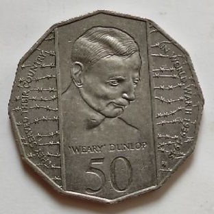 1995 Koin Australia 50 cent