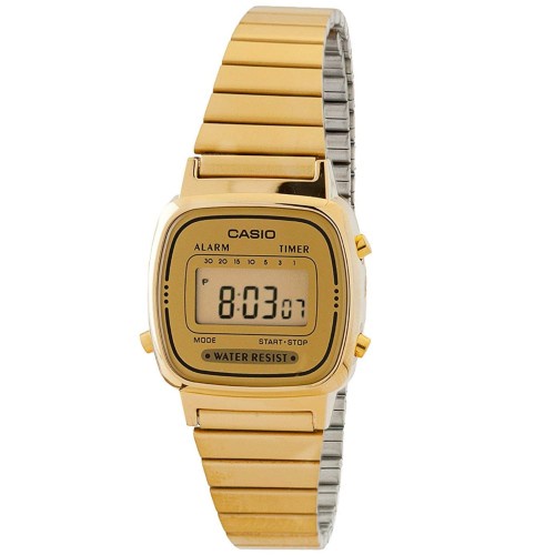 CASIO LA-670WGA-9DF /JAM TANGAN WANITA ORIGINAL FUTURIST TYPE