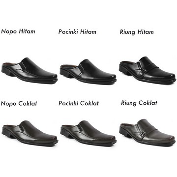 BISA [COD] DISKON 50% !! Sepatu Pria Bustong Casual Slop Formal Pantofel Kerja