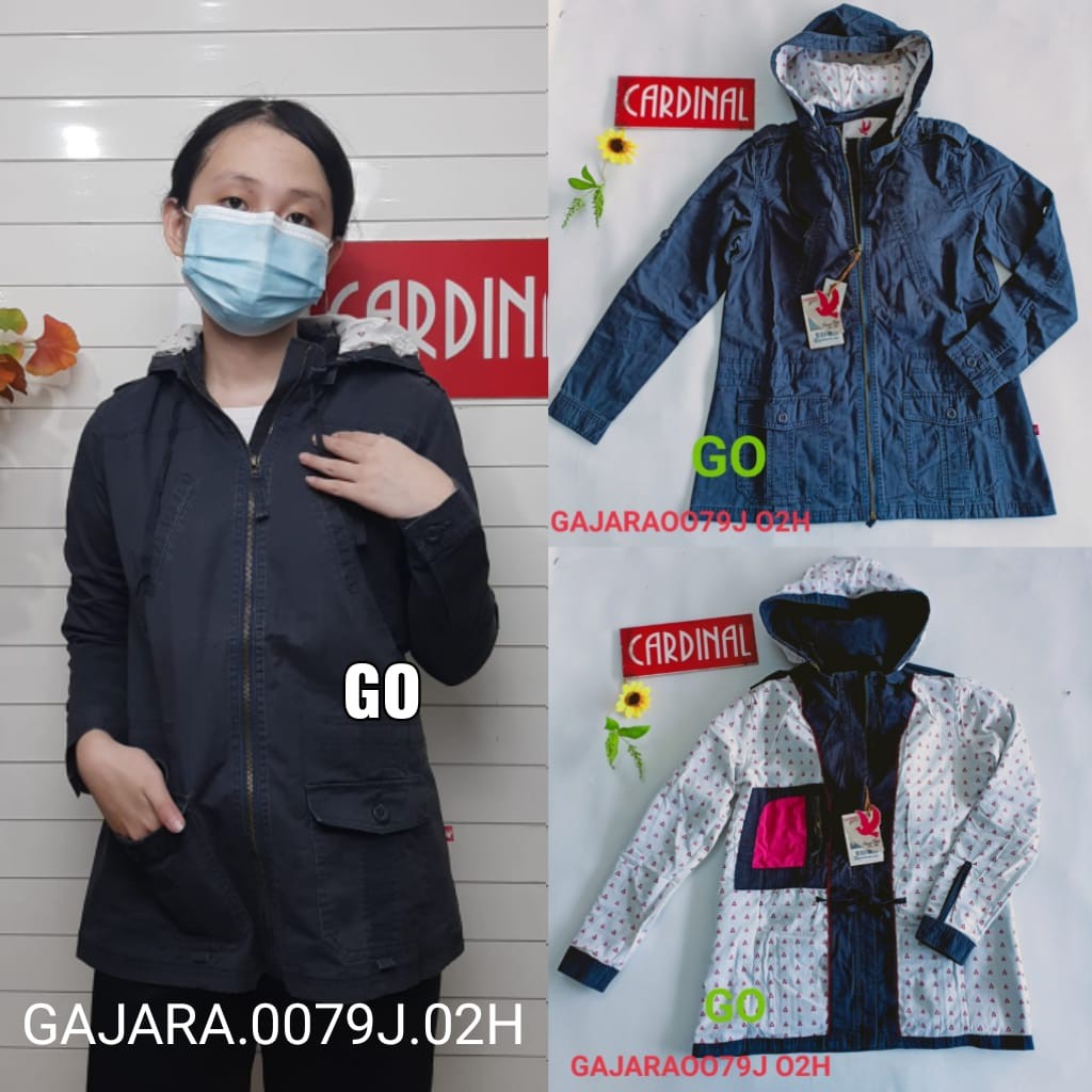 gof CARDINAL GIRL JAKET Parka Cewek Pakaian Wanita Outerwear Jaket Original!