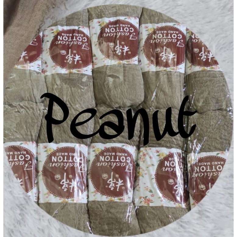 [COD] PASHMINA CRINKLE / CRINGKLE KUSUT /CRINGKLE RAWIS / HIJAB SHAWL PREMIUM RAWIS negro-PASHMINA-Peanut