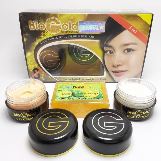 CREAM BIO GOLD WHITENING ORIGINAL [3in1]