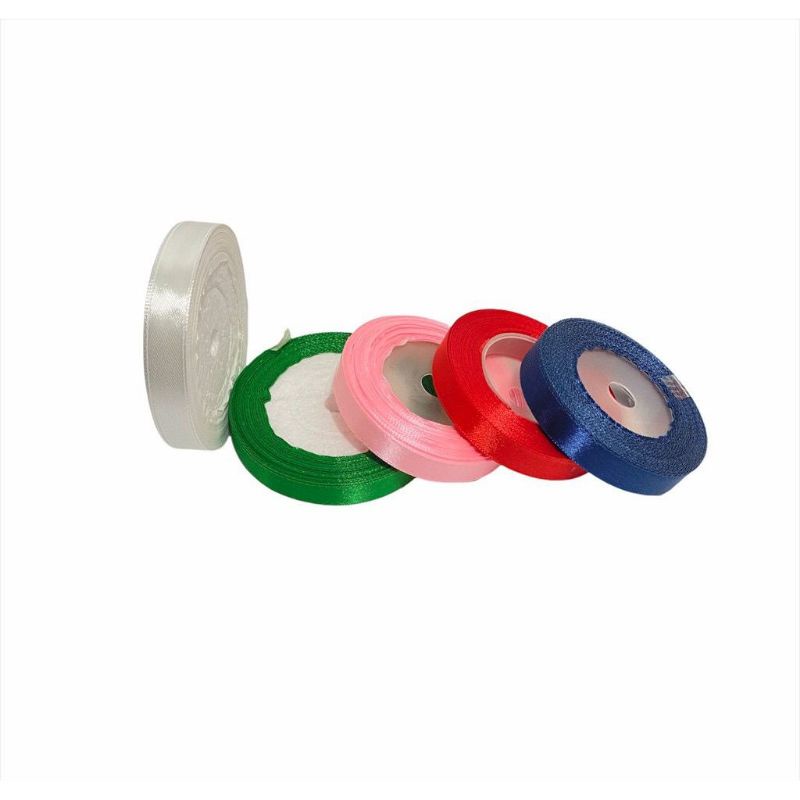 

PITA SATIN POLOS 0.5 INCH/ 1.25 CM HIASAN KADO / SOUVENIR HAMPERS/ PARCEL/ GOODIE BAG (Rol-18Meter)