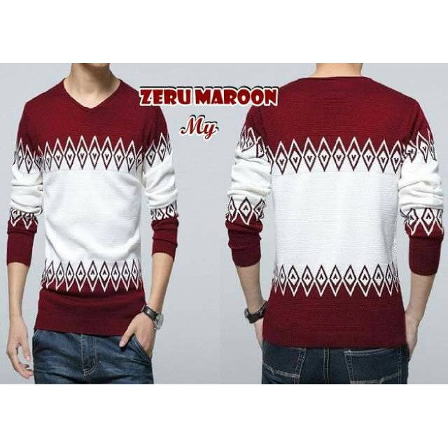 Sweater Kaos Pria Slim Fit Lengan Panjang Model Streetwear Hip Hop Motif Gambar Abstrak Bahan Katun