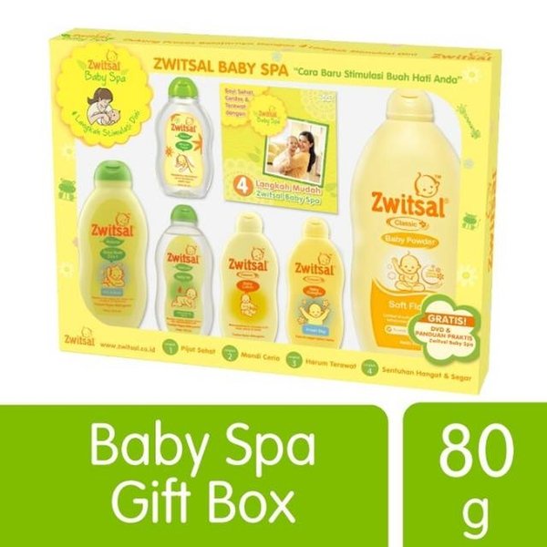 Makassar! Zwitsal Baby Natural Set Spa Gift Box Kado Bayi 1Pc