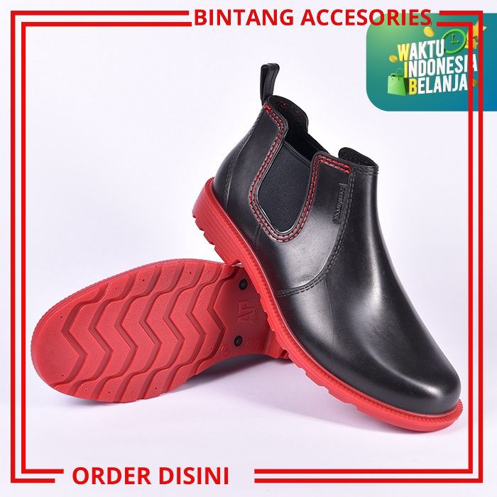 W139 SEPATU PRIA SEPATU BOOTS AP SEPATU BOT PENDEK SEPATU ANTI AIR SEPATU KEBUN SEPATU GUDANG