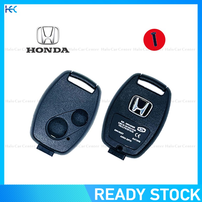 Cover Kunci Remote Mobil 2 Tombol untuk Honda Jazz City CRV Civic accord-dengan Logo