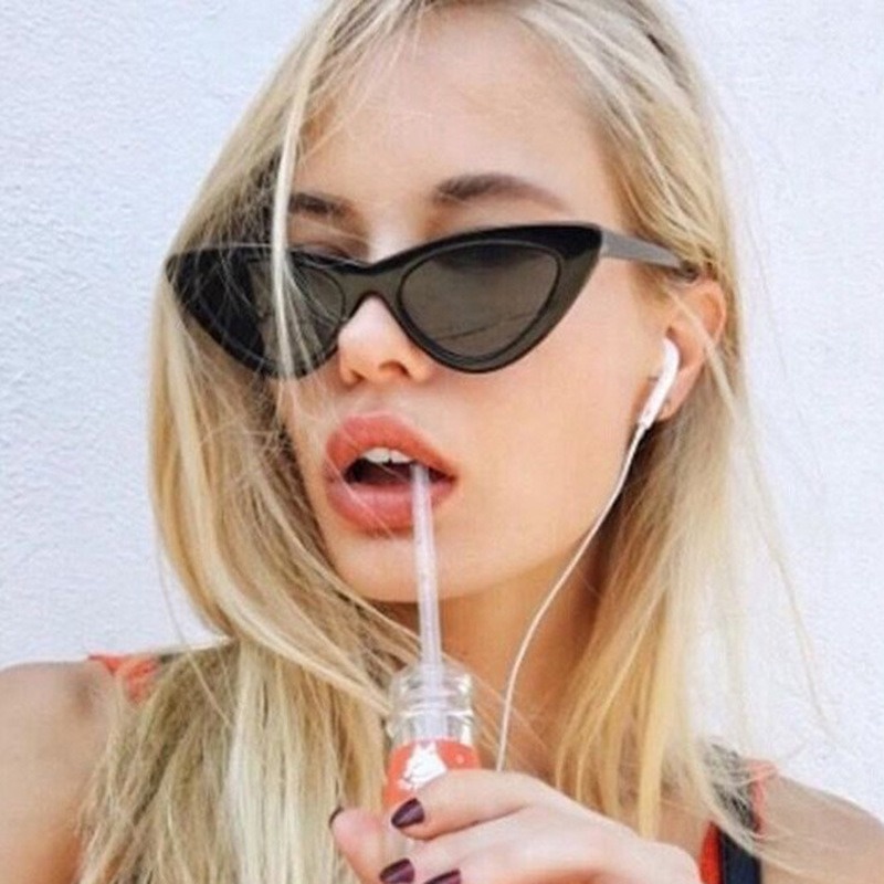 CATEYE We Flower Kacamata Hitam Cat Eye Polarized Gaya Retro Untuk Wanita