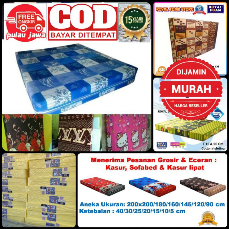 Kasur Busa Royal Foam Tebal 15cm D22 [COD]