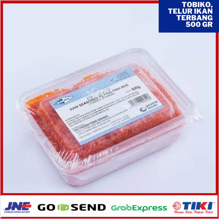 

FROZEN Tobiko/telor ikan terbang 500 gr /TOBIKO ORANGE MURAH