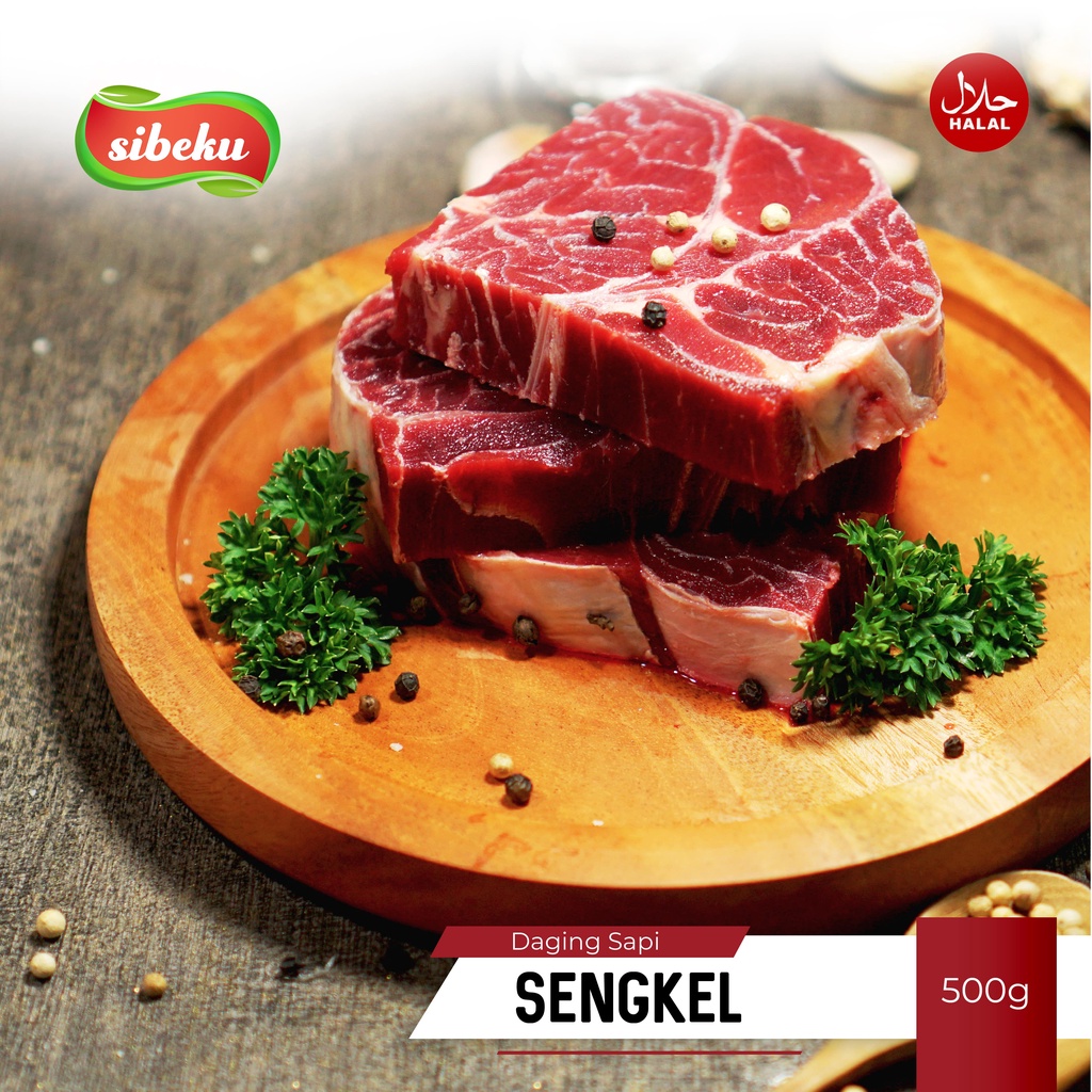 

Daging Sapi Sengkel Halal & Higienis 500 gram Frozen Food Import dari Australia